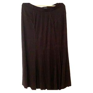 Flowy black maxi skirt